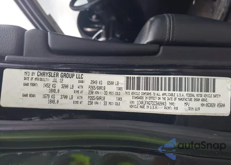 2013 Jeep Grand Cherokee Laredo z USA, uszkodzony, nr VIN 1C4RJFAG7DC502043